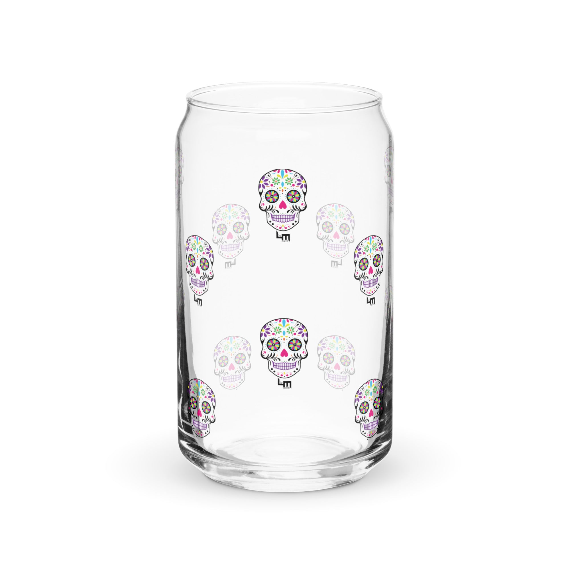 Skull MOXIE Can-shaped Glass