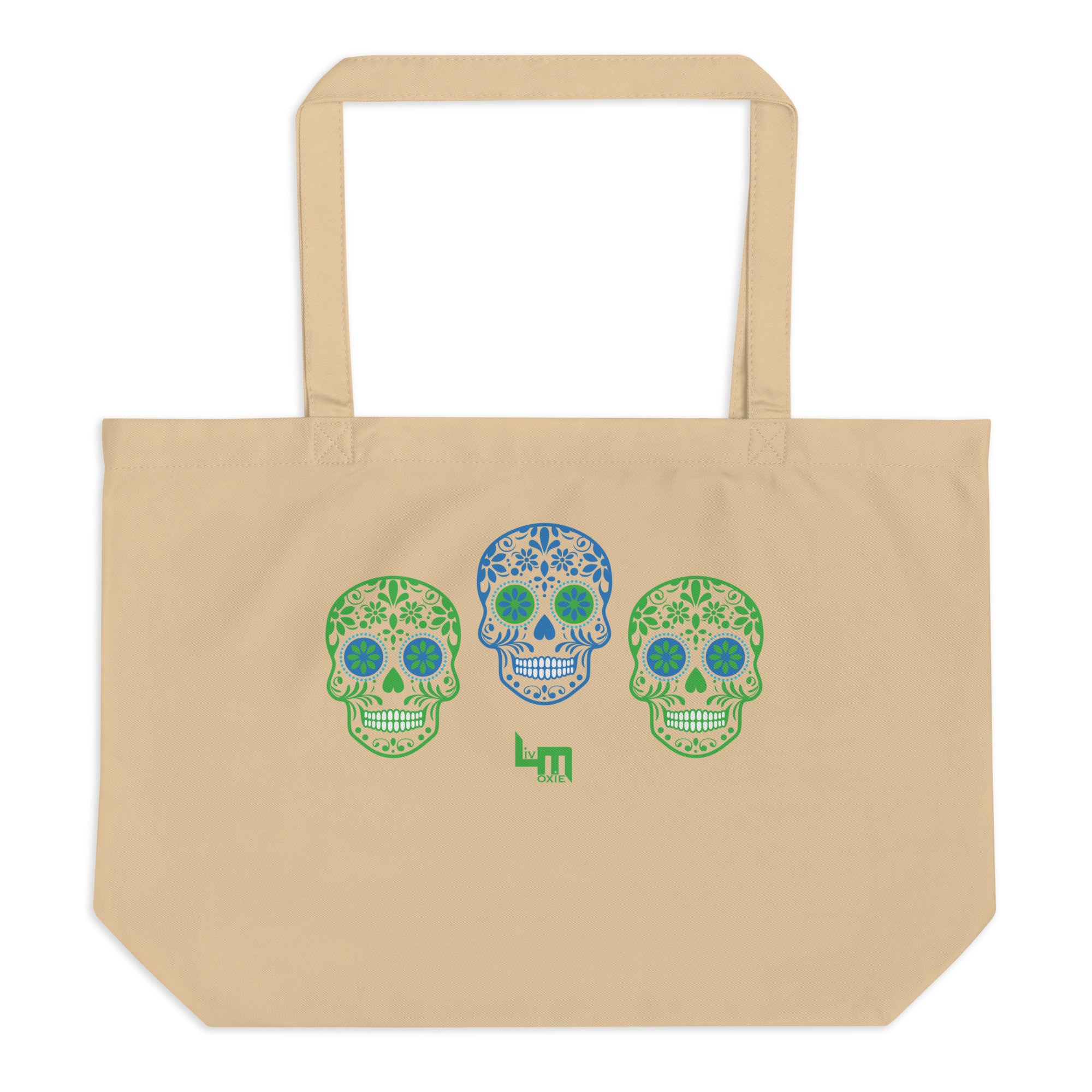 Skull MOXIE Large Organic Bag