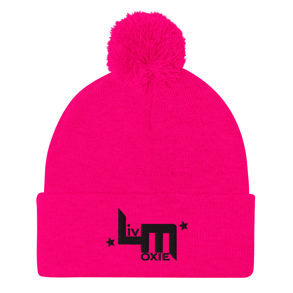 Pink Liv MOXIE Pom-Pom Beanie